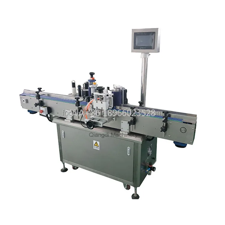 Mesin Pelabel Otomatis untuk Botol, Kaleng, Stoples, dan Wadah Kertas Plastik Bulat