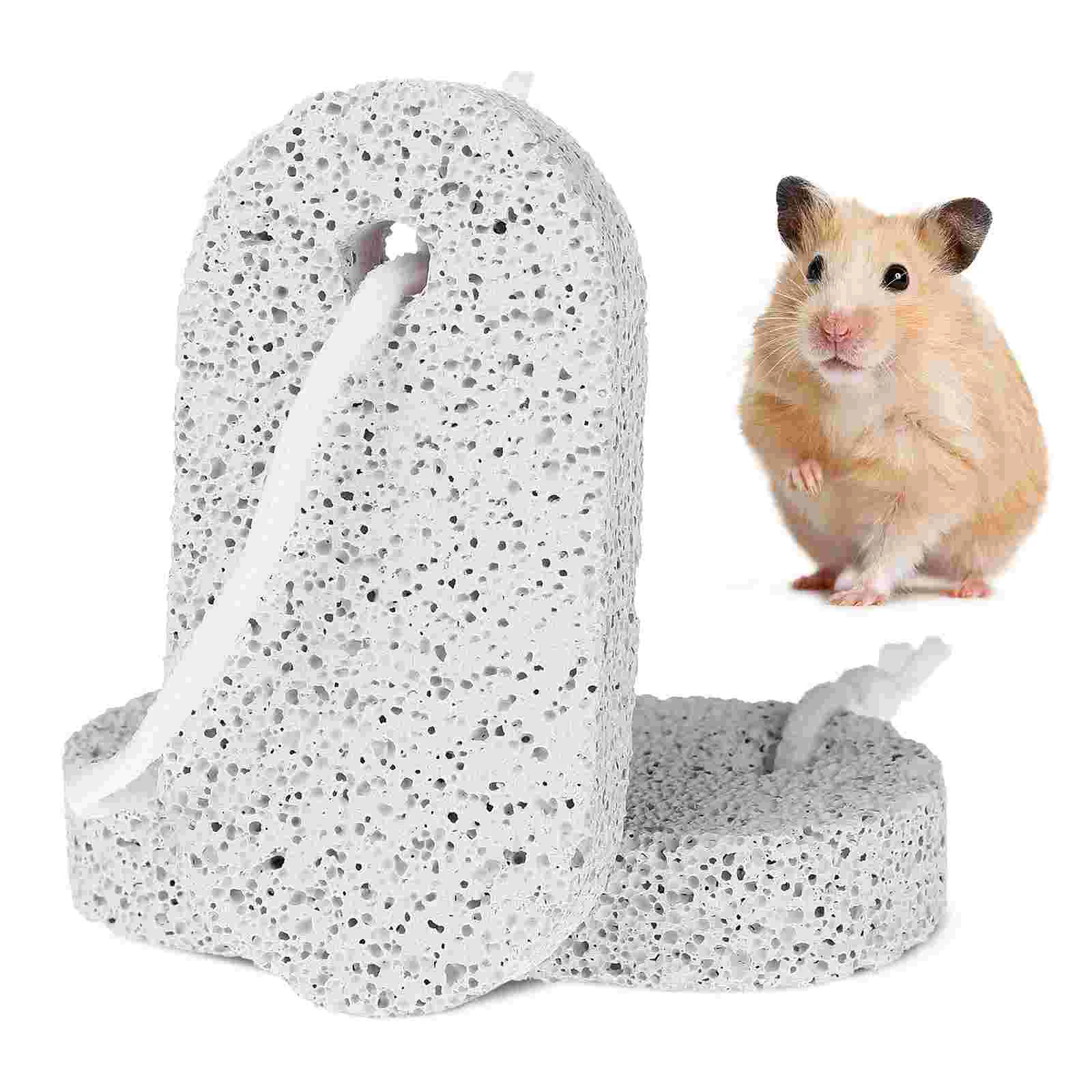 Pet Chew Toys Molar Hamster Molars Stone Mineral Stones for Teeth Grinding Rabbit Pets