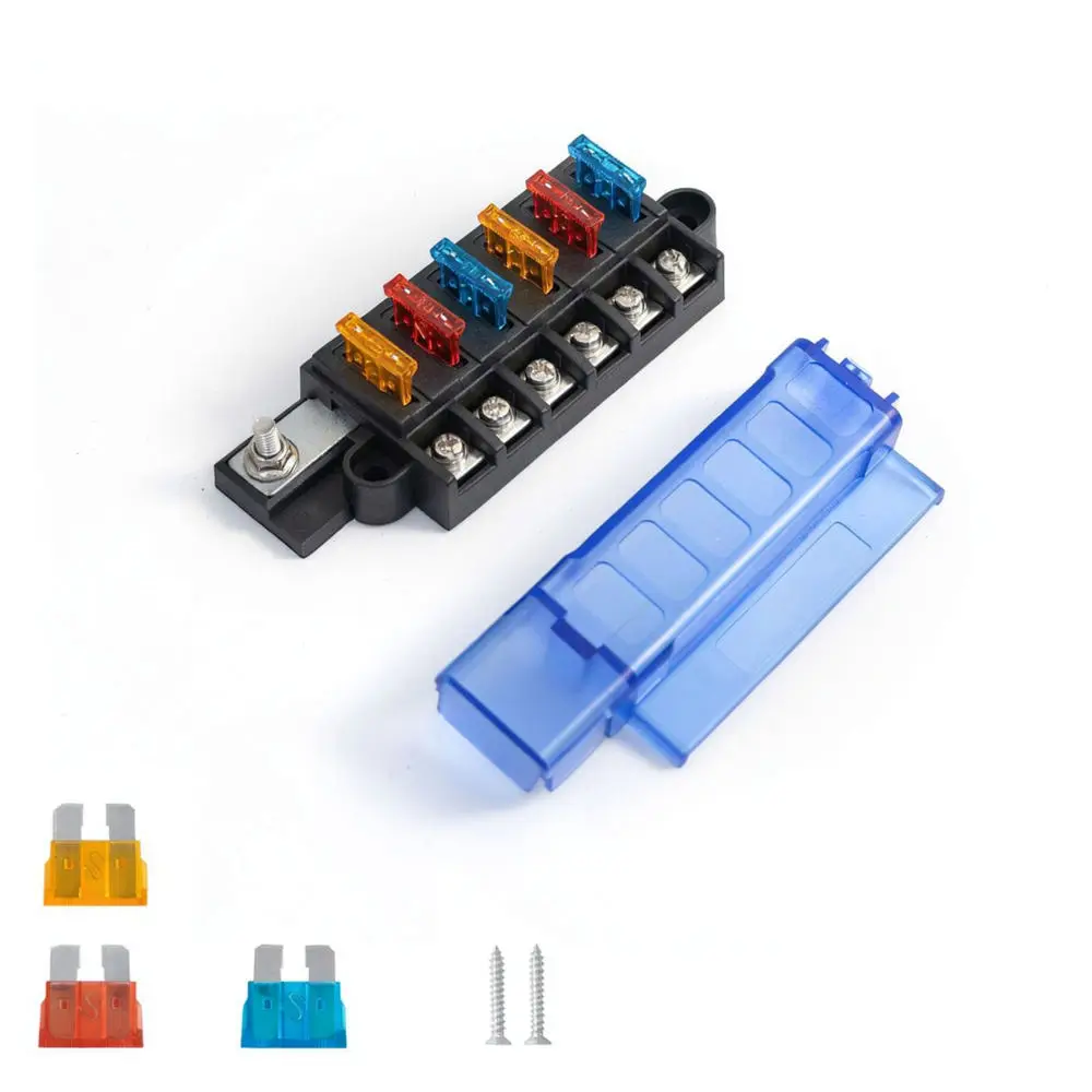 Automotive Fuse Holder Box Vehicle Circuit Protection Device Modular Electrical Power Management Unit For Car Wiring
