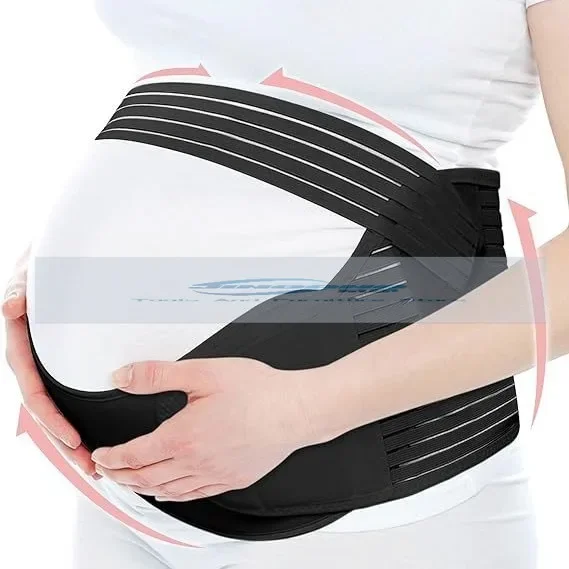 Three-piece set of abdominal straps, straps, abdominal straps, abdominal straps for pregnant women, belly support in the second