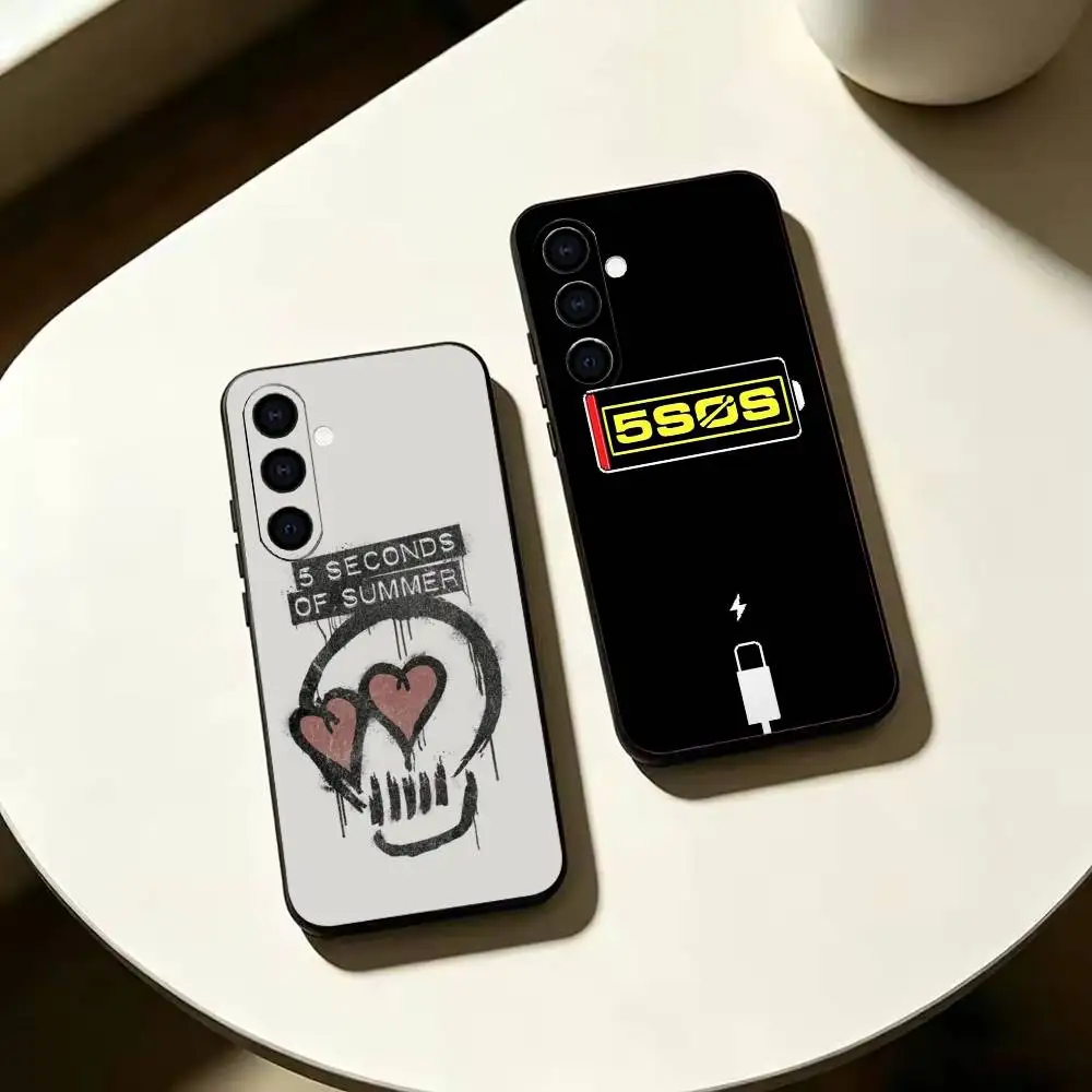 5 S-Seconds of -Summers 5SOS  Phone Case For Samsung Galaxy A73, A72,A70,A53,A52,A51,Soft Silicone Black Cover