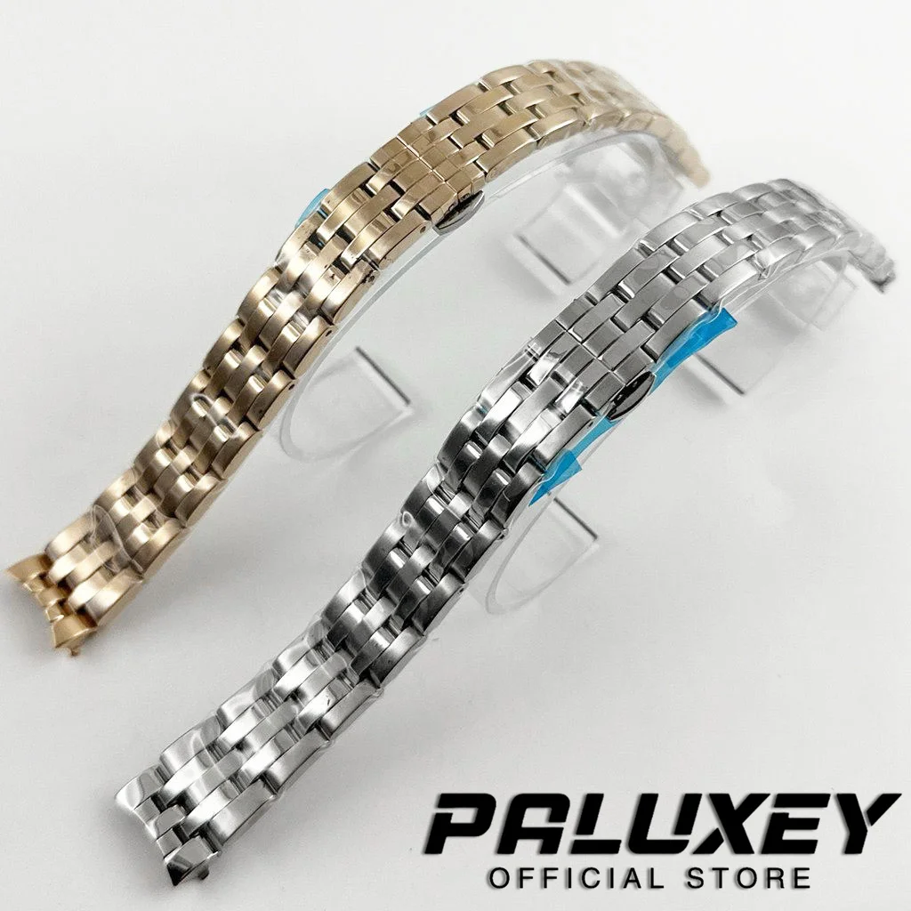 High Quality 16mm/20mm Gold Rose Silver 904L Bracelet Watch Solid Stainless Steel Strap For 33MM/40MM NH35 NH38 Cocktail Case
