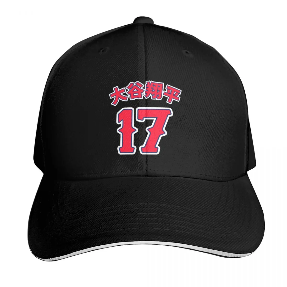 Kanji-Ohtani Shohei for Red base Baseball Cap Streetwear Hip Hop Trendy Vintage Retro Embroidered Lightweight Packable