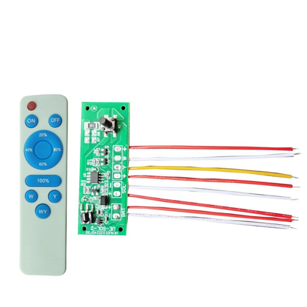 A002 3.2V 3.7V Wall Light Control Board Two-Color Solar Lamp Controller Automatic Control Lamp Board for Home Office Garden