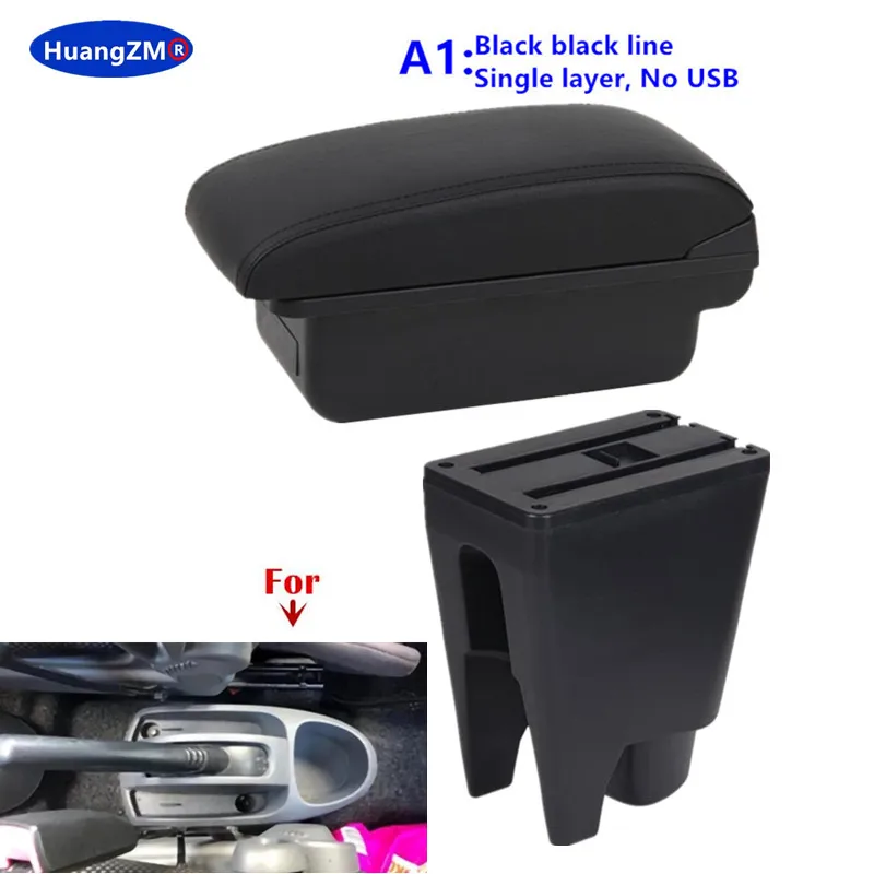 Voor Peugeot 107 Armsteun doos Voor Citroen C1 Toyota Aygo BJ Auto Armsteun opbergdoos Gewijd Retrofit Interieur Auto Accessoires