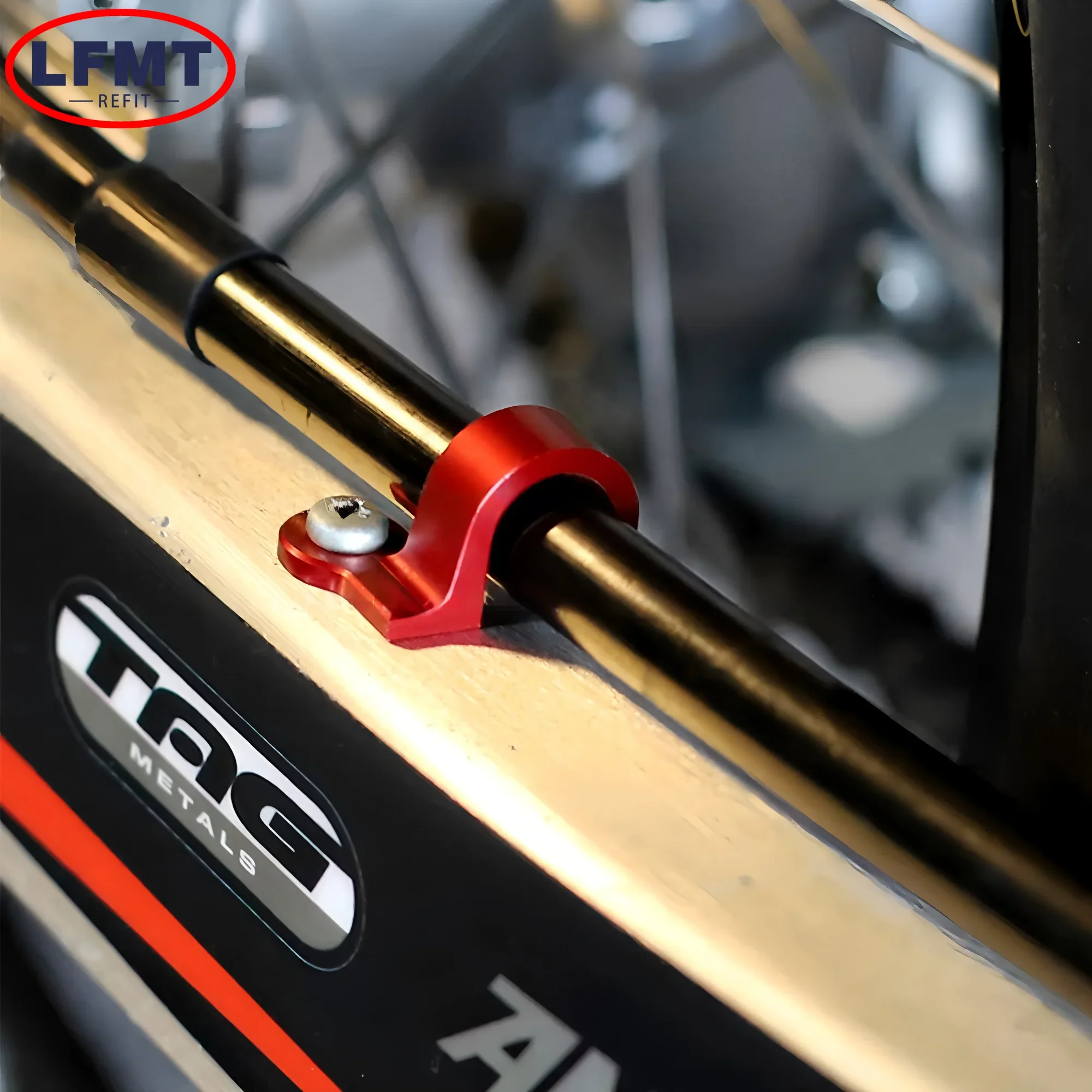 For Honda Motocross Brake Hose Cable Guide Clamp Holder Fixing Clips CR80R CR85R CR125R CR250R CR500R CR 80 85 125 250 500 R - view 2