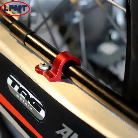 För Honda Motocross Bromsslang Kabelstyrning Klämma Hållare Fästklämmor CR80R CR85R CR125R CR250R CR500R CR 80 85 125 250 500 R 10 best sales Honda 250 CR - №8