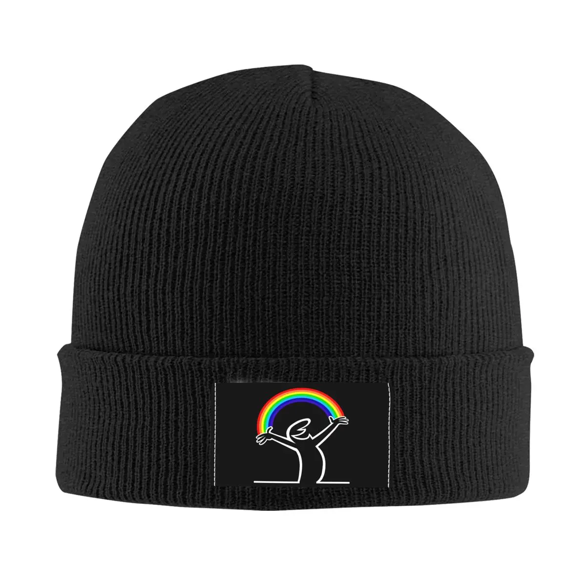 La Linea The Line Osvaldo Cavandoli TV 54 Knit Hat Cap Knitted Beanie Hat Beanies Cap Unisex Hipster