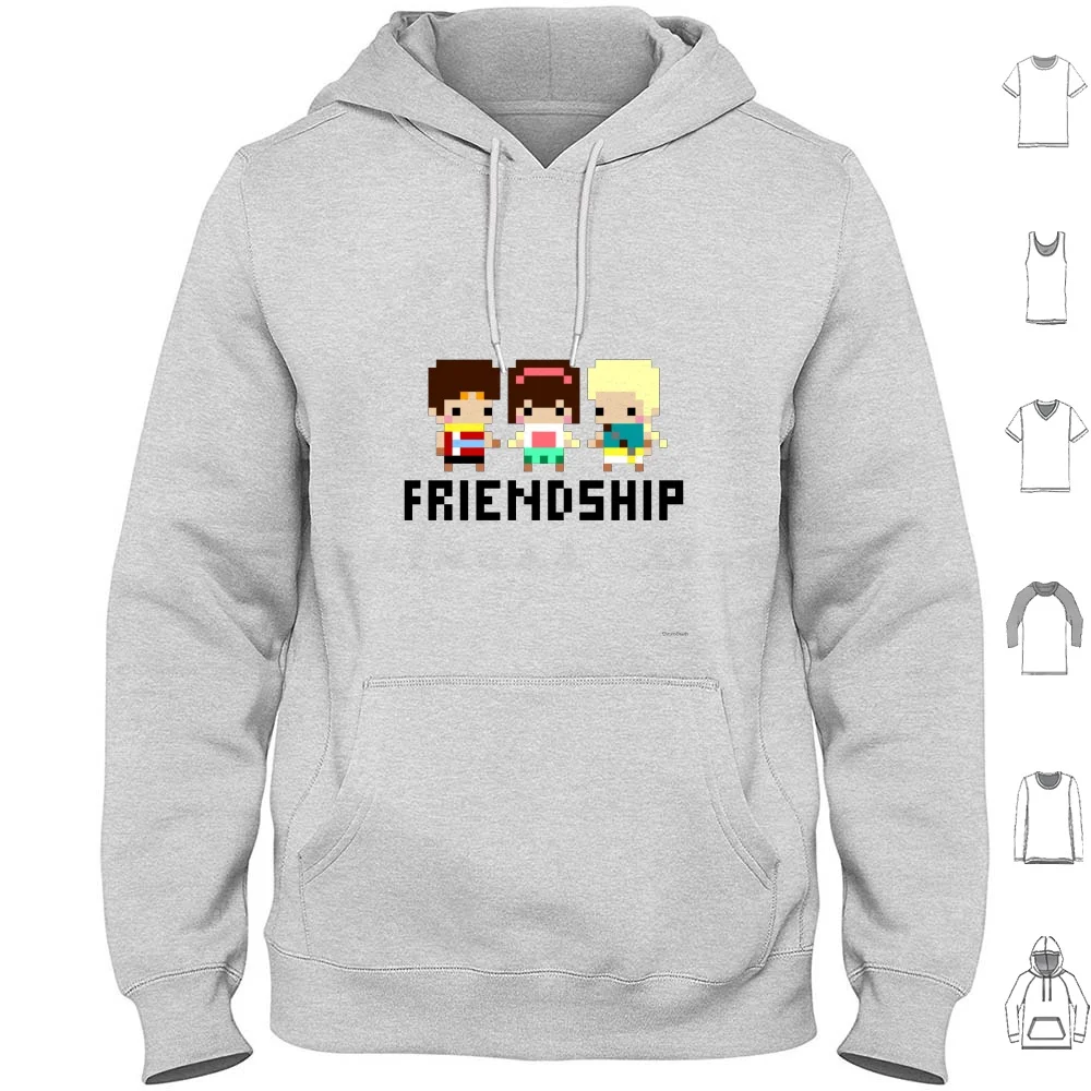 Suikoden Friendship Shirt Hoodies Long Sleeve Suikoden Konami Suikoden 2 Jowy Atreides Riou Nanami Rune Of Beginning