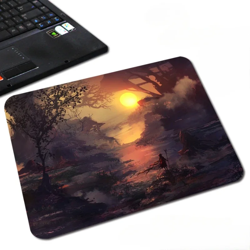 Dusk Meteor Mouse Pad Electronic Sports Non-Slip Rubber Base Creativity Office Mousepad For Laptop PC Desktop Game Accessories