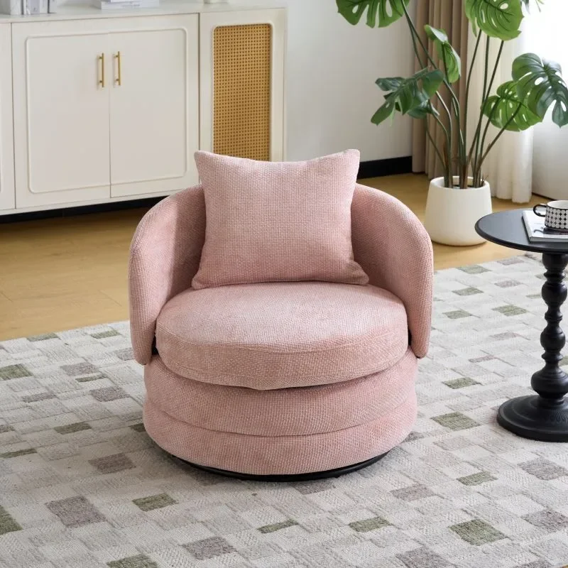Ins Hamburger Sofa Chair Rotatable Single Lounger For Living Room Balcony Creative Designer Lazy Chair