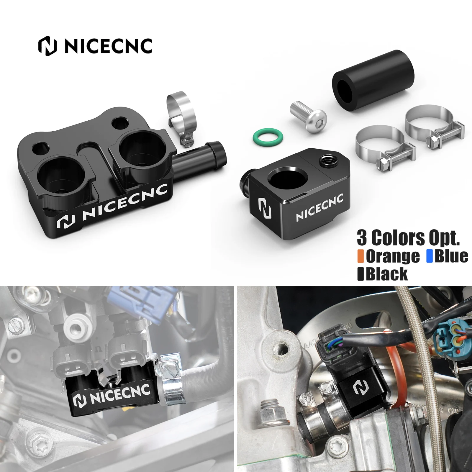 

For KTM EXC 300 EXC 250 2024-2025 TBI Fuel Rail & Crankcase Pressure Sensor Bracket For Husqvarna TE 300 250 For GasGas EC 300