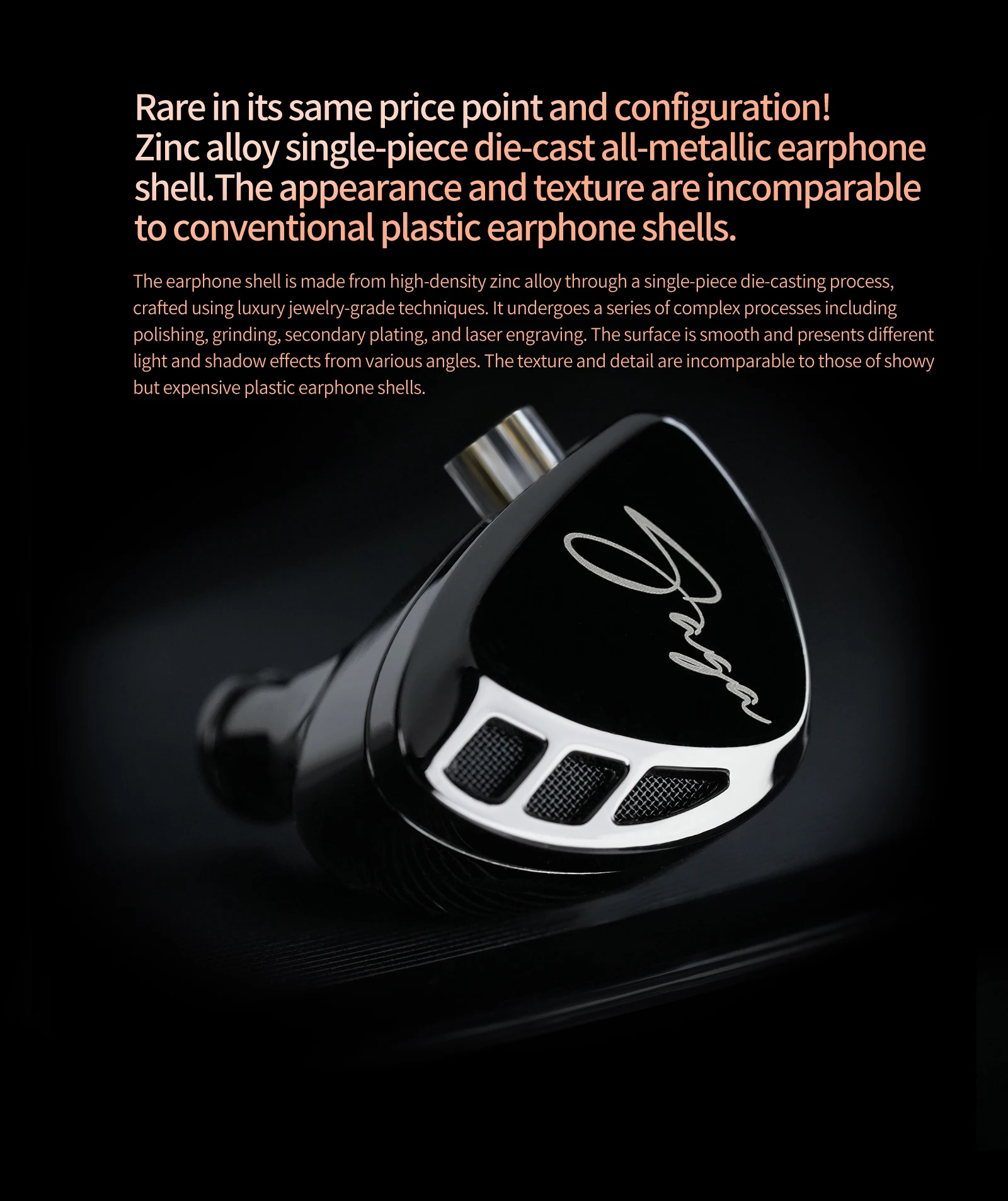 KZ ساغا سماعة أذن سلكية عالية الأداء معدن HIFI باس تحسين 3.5 مللي متر في الأذن ياربود مع هيئة التصنيع العسكري إلغاء الضوضاء لمراقبة المسرح