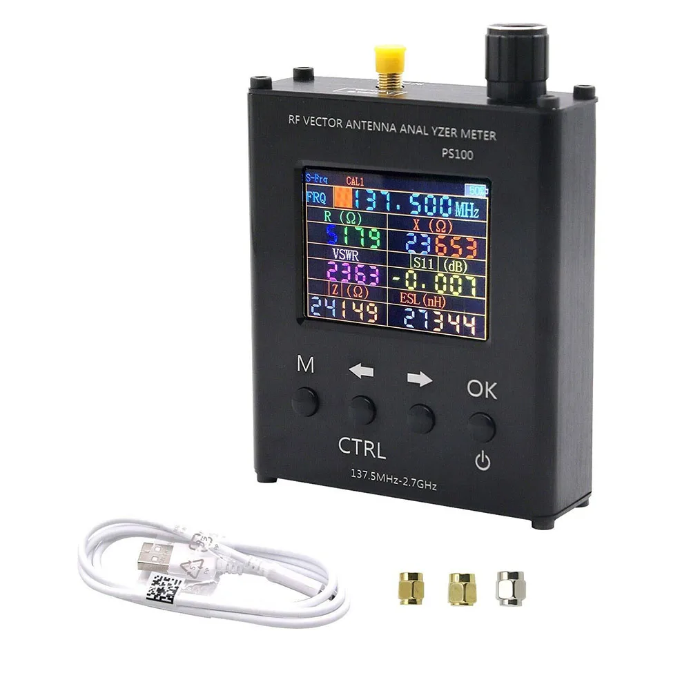 RF Vector Impedance Analyzer PS100 N1For 201SA for SWR Calibration and Measurement 137.5MHz-For 2700MHz Aluminum Case