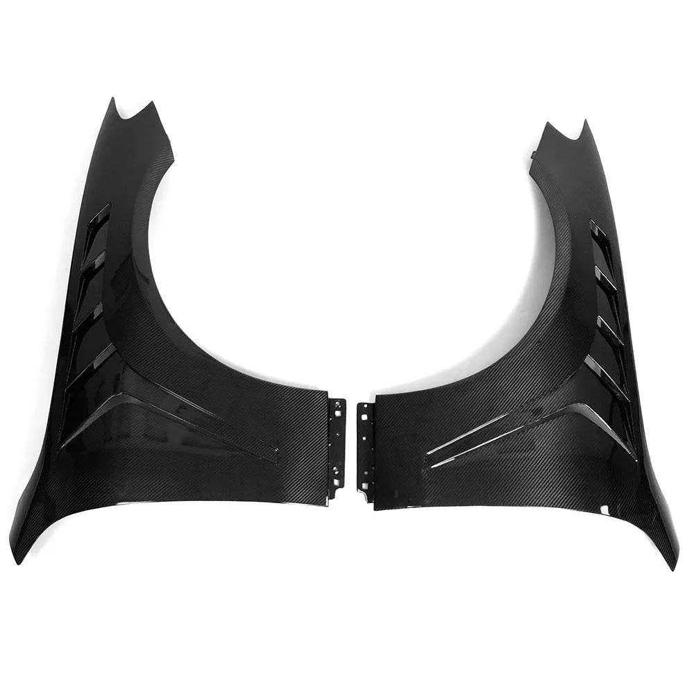 Dry Carbon Fiber for Benz E class C238 2017-2019 Front Bumper Side Fender Fin Splitters Spoiler FRP Wing Panel Car Accessories