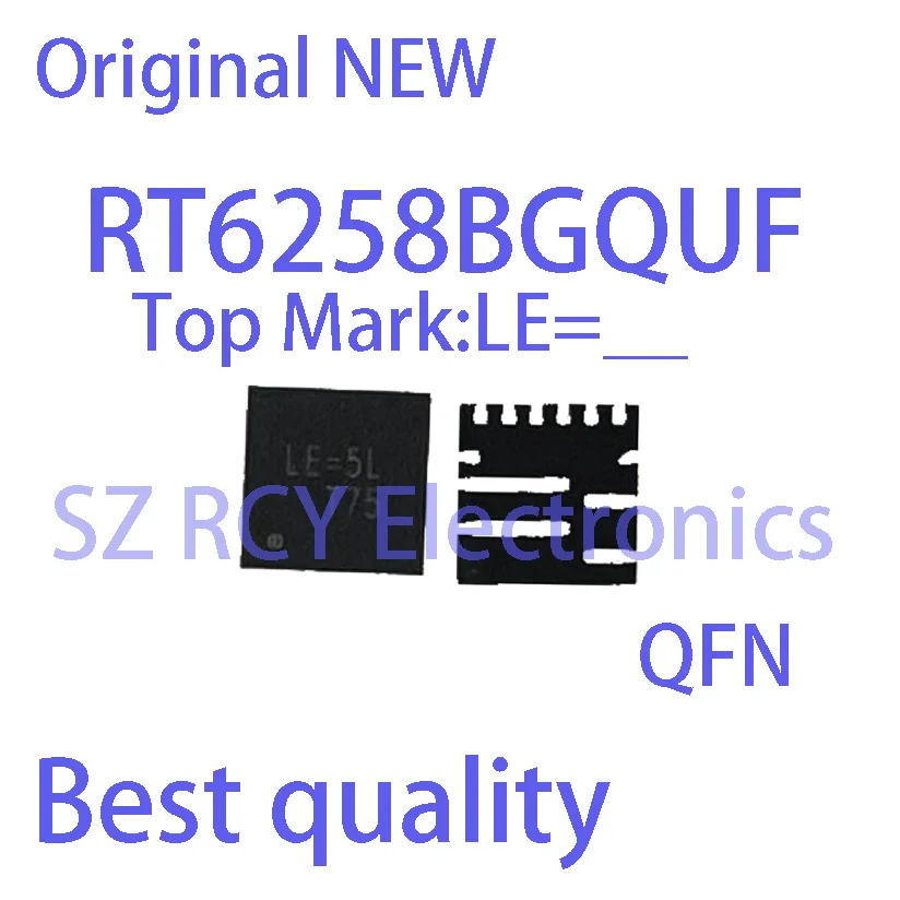 

(2-5 PCS)NEW RT6258BGQUF RT6258B Top Mark LE= QFN IC Chip electronic