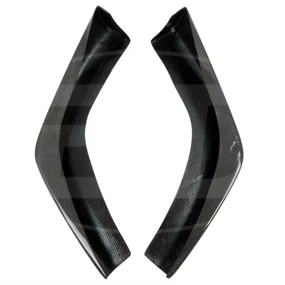 

Vlotex Style Carbon Fiber Front Bumper Splitter for 2008-2015 Mitsubishi Lancer Evolution EVO X