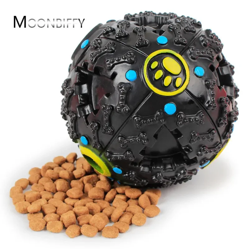 大型ペット用おもちゃモンスター,動物用防虫剤,フードボール,ディスペンサー,ピットブル,ゴールド,PVC素材,新品