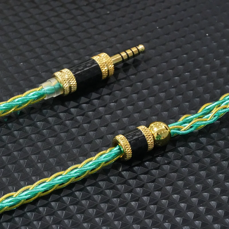 XINHS HIFI 8-Core  Earphone IEM Upgrade Cable with 4.4mm, 3.5mm, 0.78mm, and 2-Pin MMCX Connectors, For NX8 Himalaya Cantor