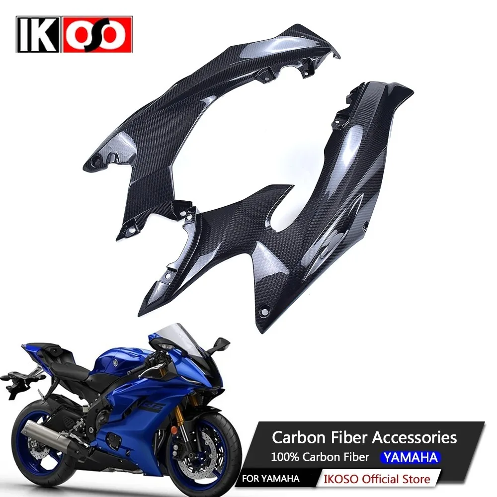 

Carbon Fiber Rear Tail Side Fairings Panels For Yamaha R6 2017+ Motorcycle Modified Accessories Spare Parts Guard Shell Frame