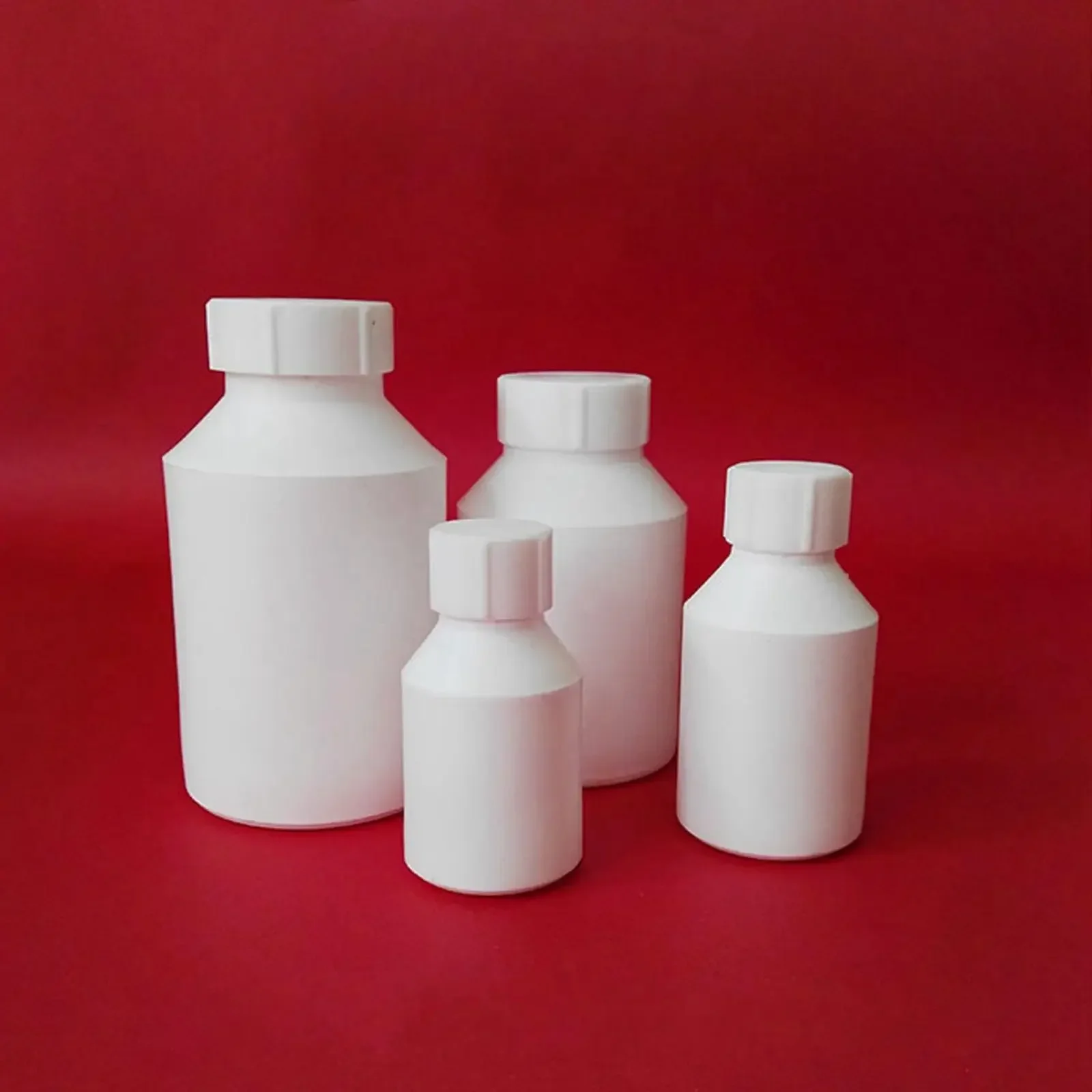 Capacity 100ml/150ml/250ml PTFE Narrow Mouth Reagent Bottle Lab Acid Alkali Resist