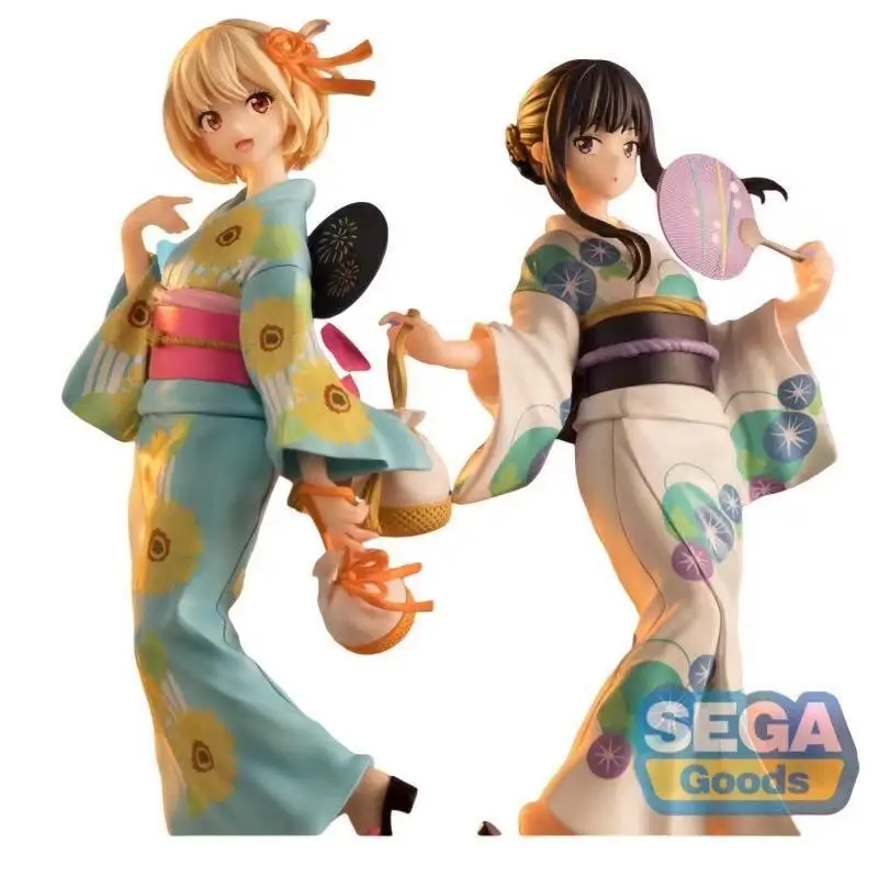 

В наличии оригинальная фигурка юката Luminasta Lycoris Recoil Inoue Takina Nishikigi Chisato Festival Kawaii Модель игрушки в подарок