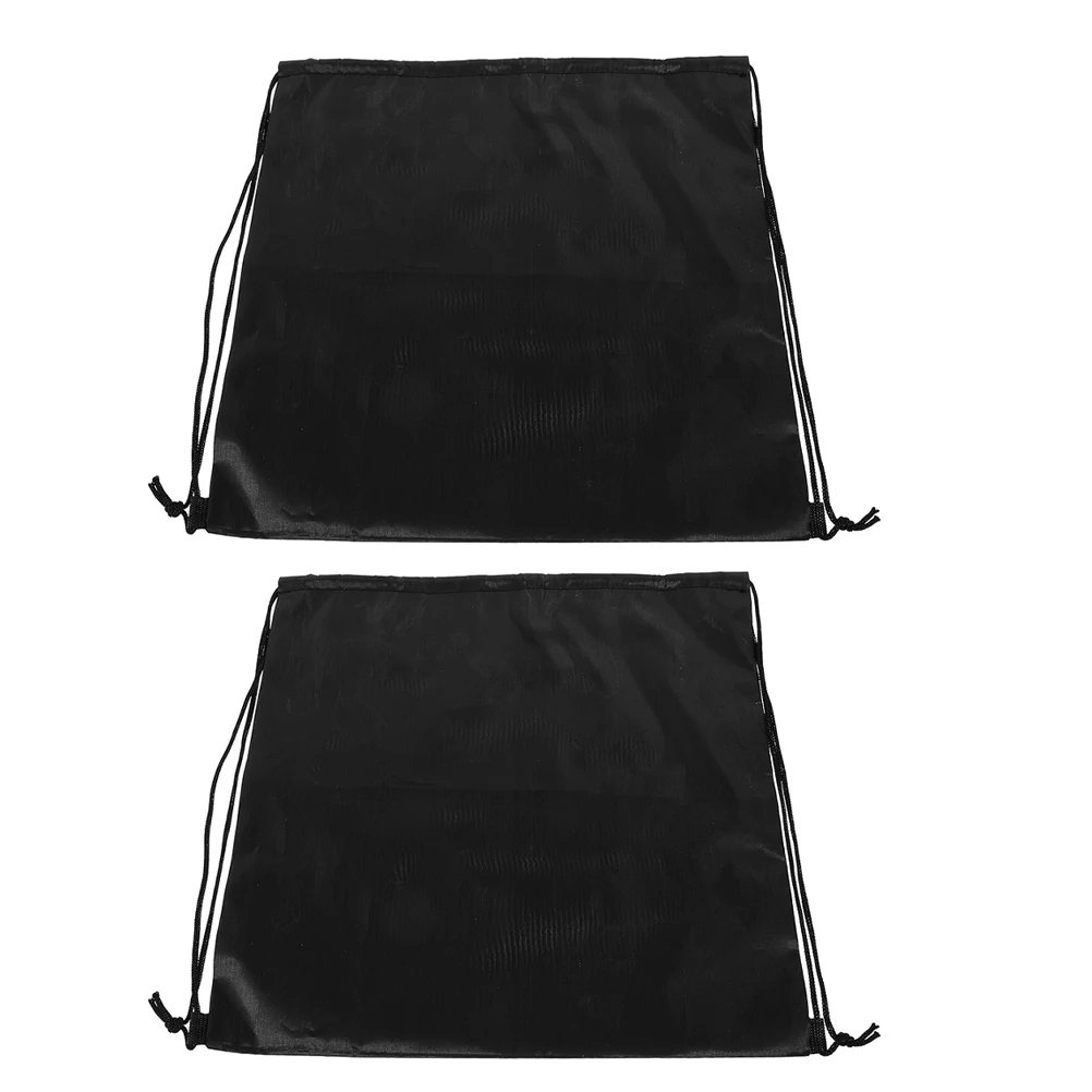 

2Pcs Drawstring Backpack Durable Oxford Fabric Bag for Motorcycle Sports Gym Travel Camping Accessories