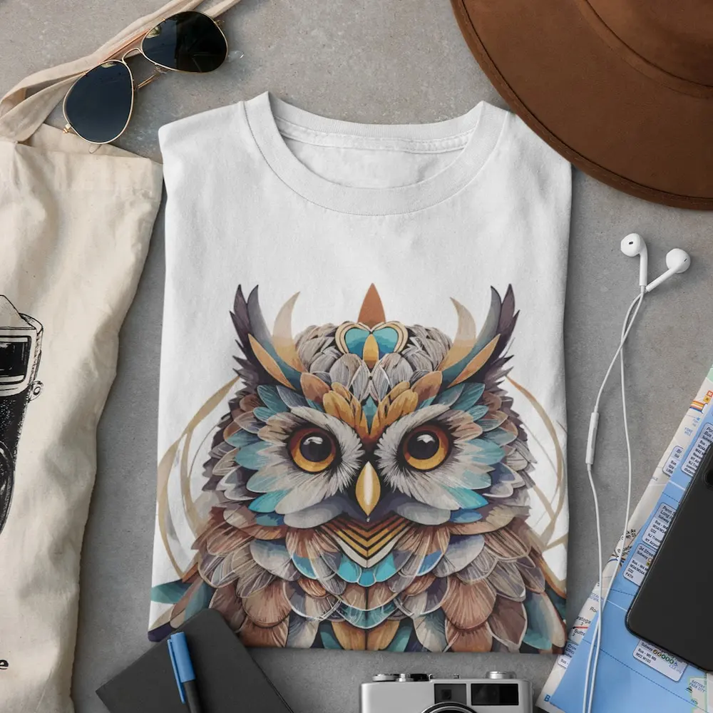 Unique Wise Majestic Owl T Shirt Lover Old Nature For Fans Animal