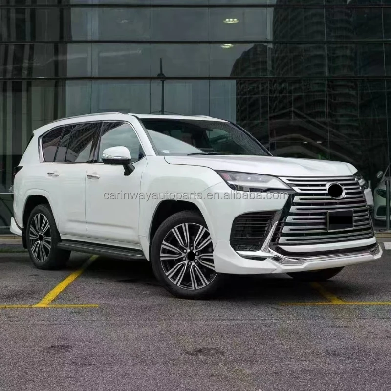 Modellista Design Front& Rear  Bumper Spoiler Bar LX600 Accessories White Car Accessories Body KitsFor Lexus LX600 2022