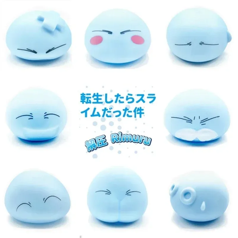 Dieses Mal wurde ich als Schleim wiedergeboren. Anime Rimuru Tempset Blind Box Toys Stress Release Squishy Fidget Collect Ornaments