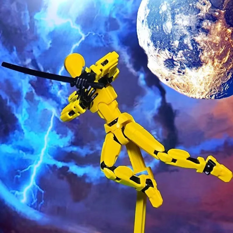 Multi-Jointed Movable Shapeshift หุ่นยนต์ 2.0 3D พิมพ์ Mannequin Dummy 13 ตัวเลขการกระทําของเล่นเด็กผู้ใหญ่เด็กเกม