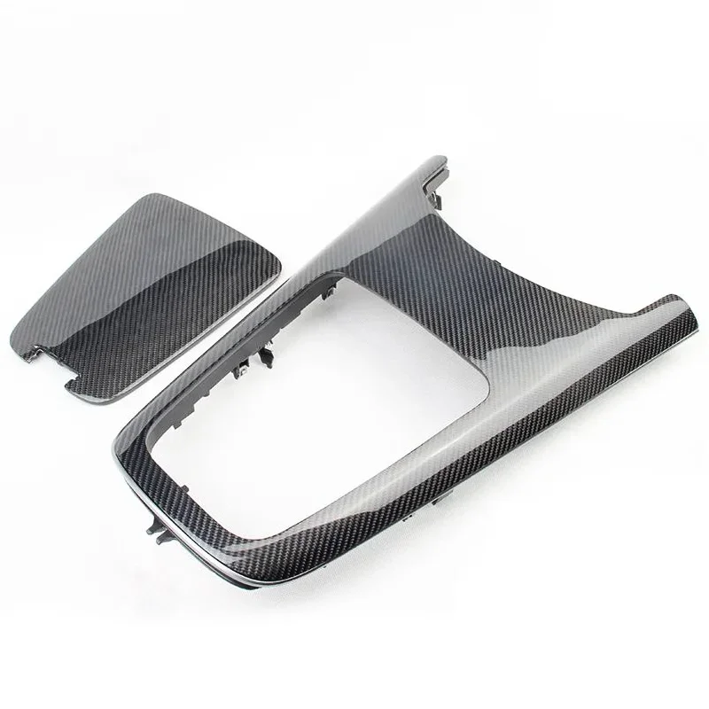 

For Mercedes-Benz W214 Real Carbon Fiber Interior E200 E260 E300 E350 E450 E53 E63 24-25 Center Console Panel Door Control Trims