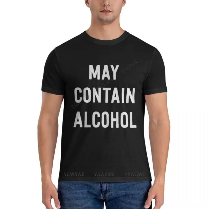 May contain alcohol Essential T-Shirt t shirt men mens big and tall t shirts sweat shirts, men black tshirt men summer tops