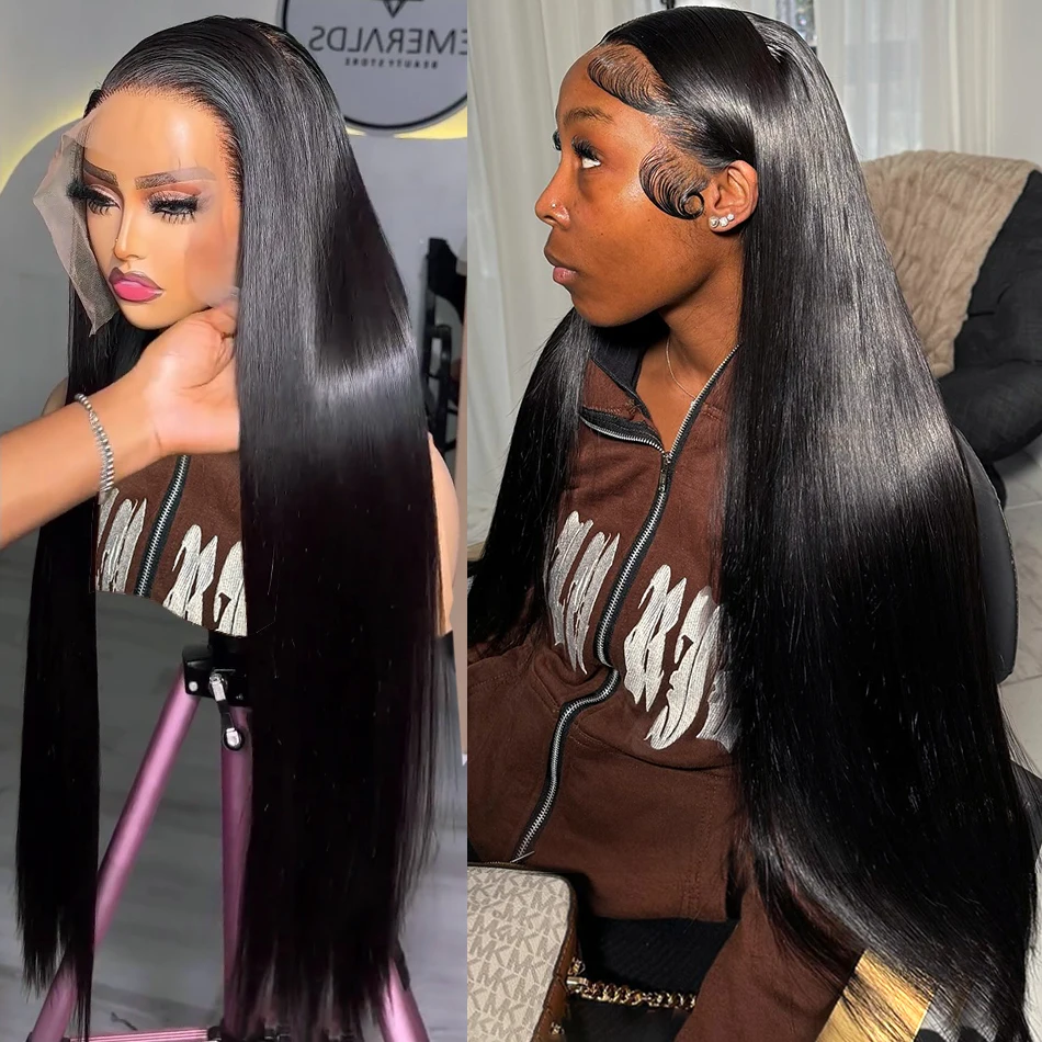 

200 Density 13x6 Bone Straight Hd Lace Front Wig 30 40 Inch 13x4 Lace Frontal Human Hair Wigs For Women Brazilian Hair Wigs