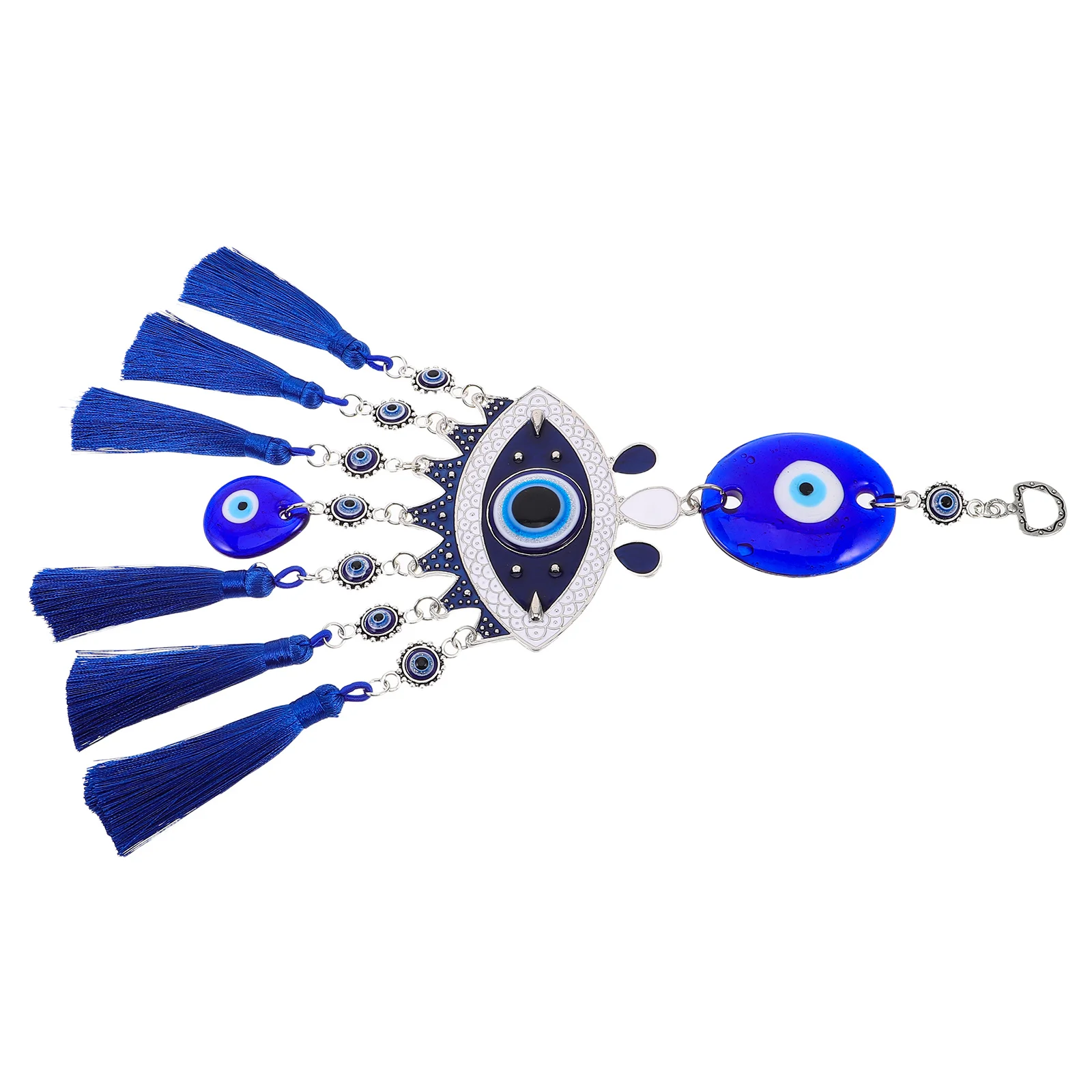 

Blue Eye Eye Wind Chime Hanging Ornament Retro Wall Decor Home Office Charm Rearview Mirror Door Window