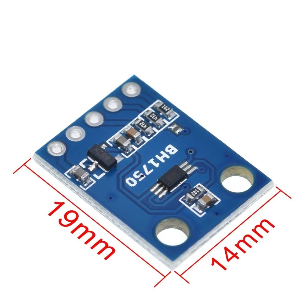 1/2/5pcs  GY-302 BH1750 BH1750FVI light intensity illumination sensors module for arduino 3V-5V