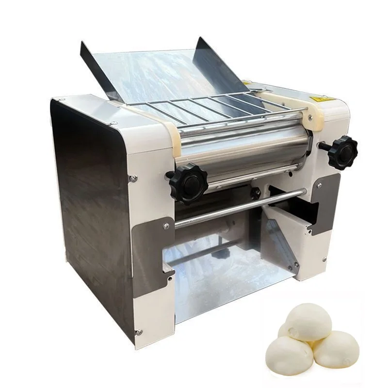 

Commercial Silent Electric Knead and Press Machine Suitable for Dumpling Noodle Dough Processing 50kg Table Dough Press Maker