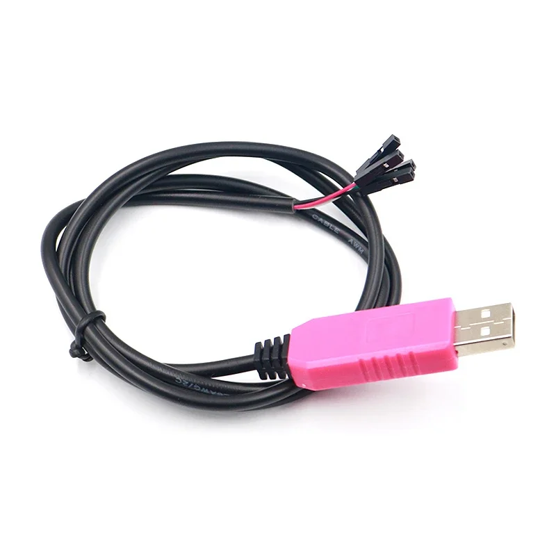الأصلي 1 متر CP2102 USB إلى UART TTL كابل وحدة 4 دبوس 4P مهايئ مسلسل تحميل كابل وحدة ل Win10 لاردوينو بي