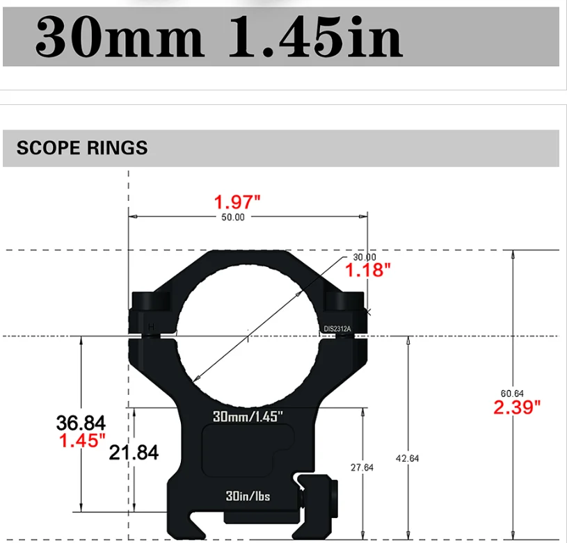 30mm High 21MM