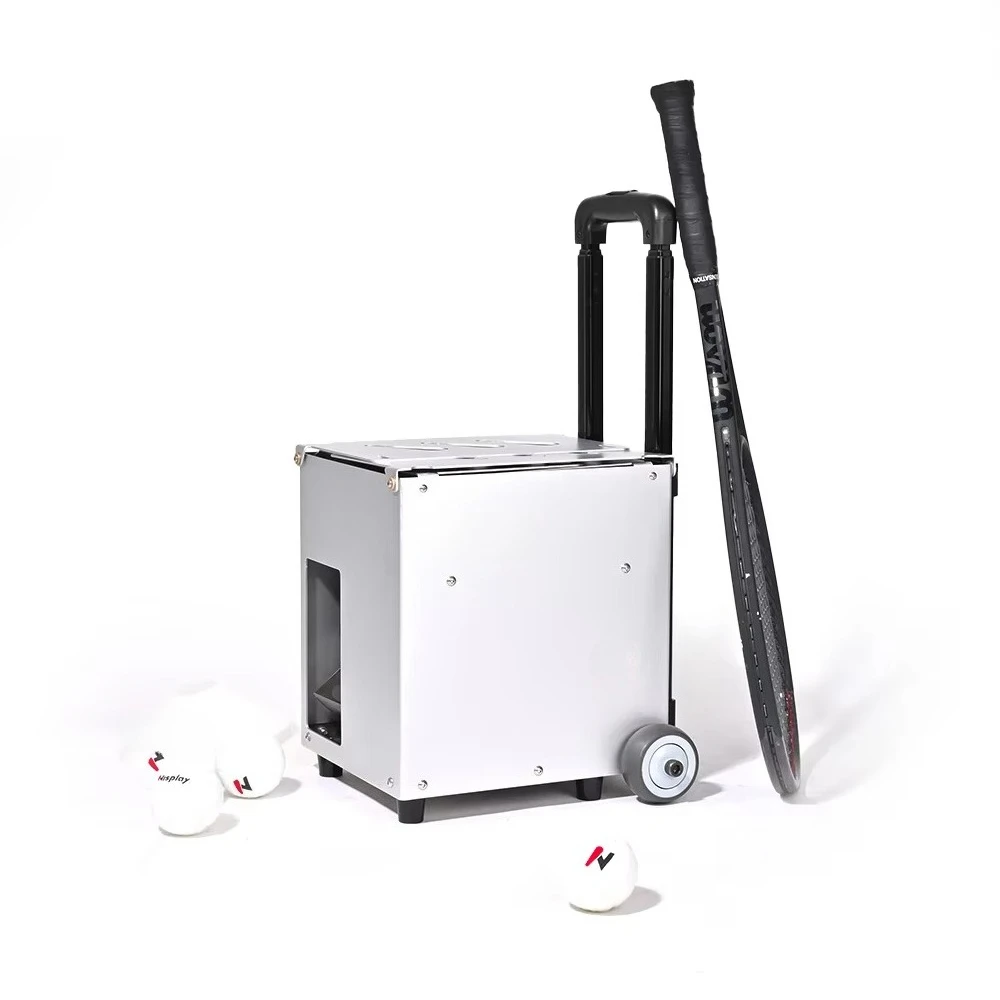 Portable Professional Tennis Serve Machine With Left And Right Swing Function, Suitable For Footwork And Court Moveme
