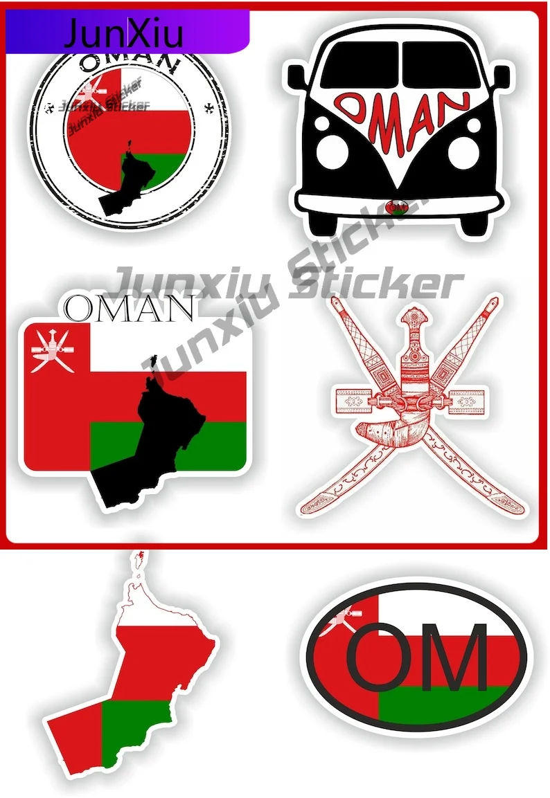 

Oman Flag Vinyl Stickers Occlusion Scratch Exterior Decals Auto Sticker Camping Car Bike Decals Bicycle Accessories For X500 Mot