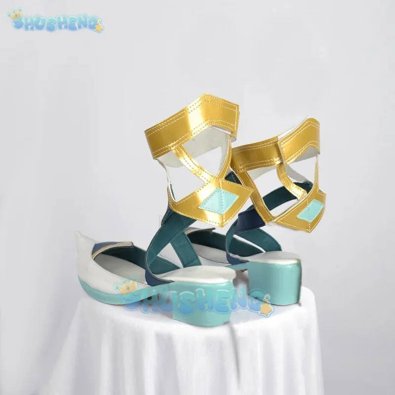 sisi 2233Genshin Impact cos Faruzan cosplay Anime game character shoes