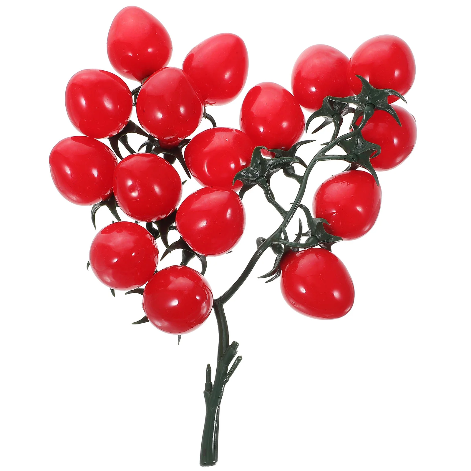 Simulated Cherry Tomatoes Garland Fake Home Decor Supplies Pvc Artificial Fruits Child Lifelike