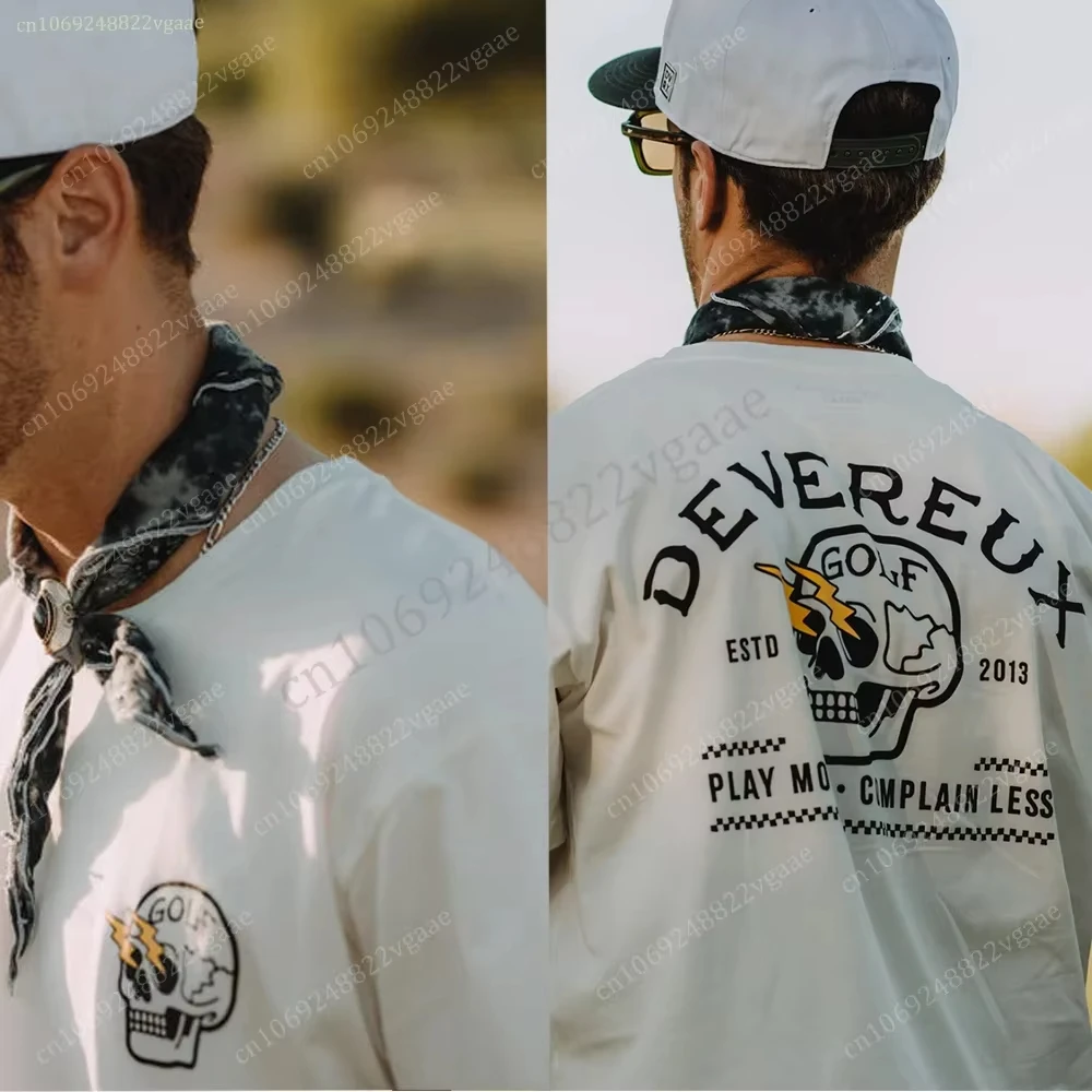 Лето 2025 г., хит продаж, модный спортивный гольф, американский принт, отдых, отпуск, чистый хлопок, высокое качество, унисекс, Harajuku