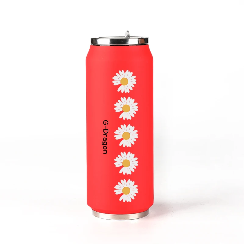 Daisy Thermos in acciaio inossidabile giappone succo di caramelle lattine per bevande Thermos portatile Unisex studenti personalità Trendy tazza di