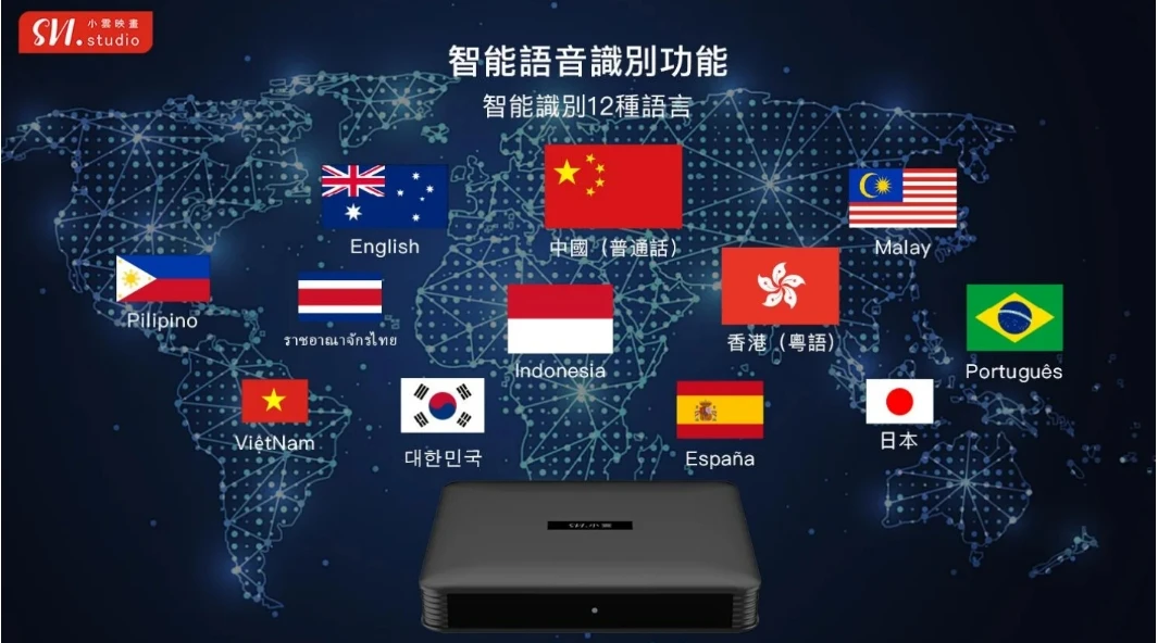 [حقيقي] أحدث صندوق تلفزيون ذكي من الألياف Svicloud 10P+ AI صوت عن بعد UHD 2.4/5.8G WiFi Hot SG Korea JP USA CA UK مشغل وسائط فائق