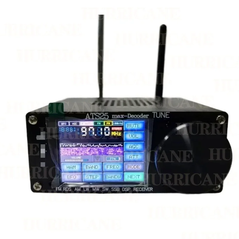 FM RDS AM LW MW SW SSB DSP Receiver  ATS 25 Official Registered Code  ATS25 Max Decoder Si4732 Full Band Radio Receiver