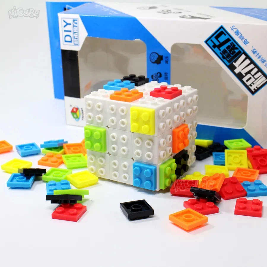 Fanxin Detachable Building Blocks Cube 3x3x3 Blocks Cube Educational Toys Gifts Diy Cubo Fanxin Building Blocks 3x3 Fidget Toys