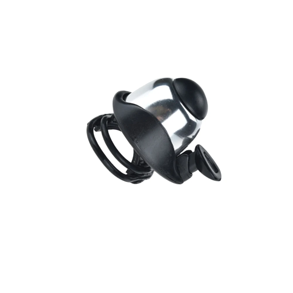 Bike Bell Rustproof 90db Loud Horn for Mountain Road Foldable Bike Scooter Easy Install Slip-Resistant Sliding Button