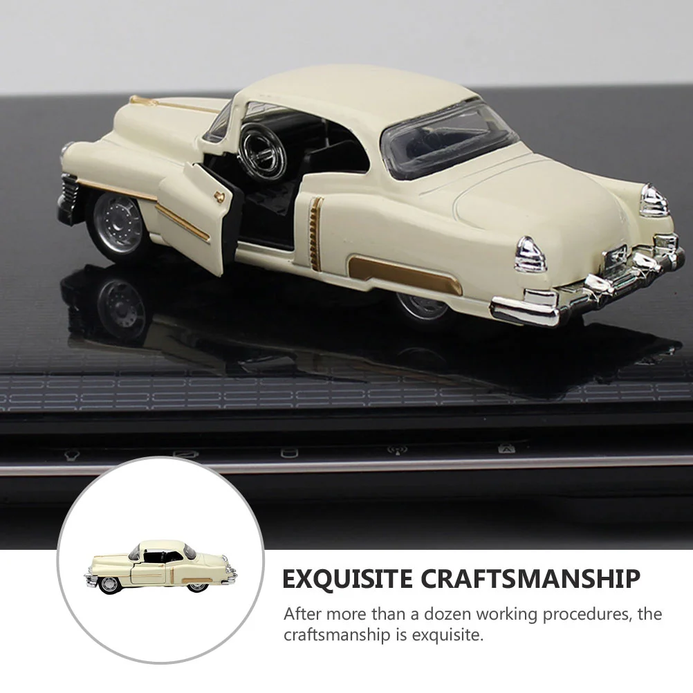 Diecast Cars Model Alloy Classic Car Model Metal Vintage Tabletop Vehicles Figurine Old Fashioned Vehicles Decoration For Home